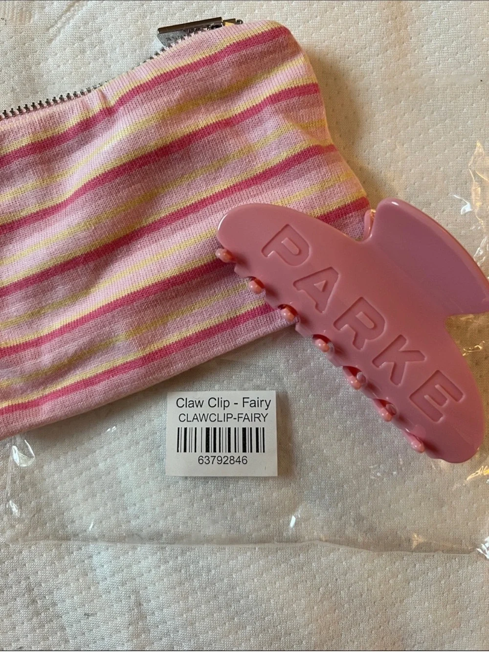 PARKE Pink Fairy Claw Hair Clip - Women’s Hair Accessory